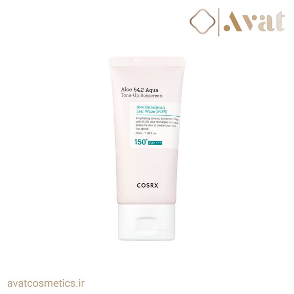 ضد آفتاب روشن کننده آلوئه‌ورا 54.2 کوزارکس| COSRX Aloe 54.2 Aqua Tone-up