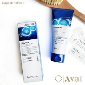 لایه بردار کلاژن‌ساز فارم استی| Farmstay Collagen Water Full Moist Peeling Gel