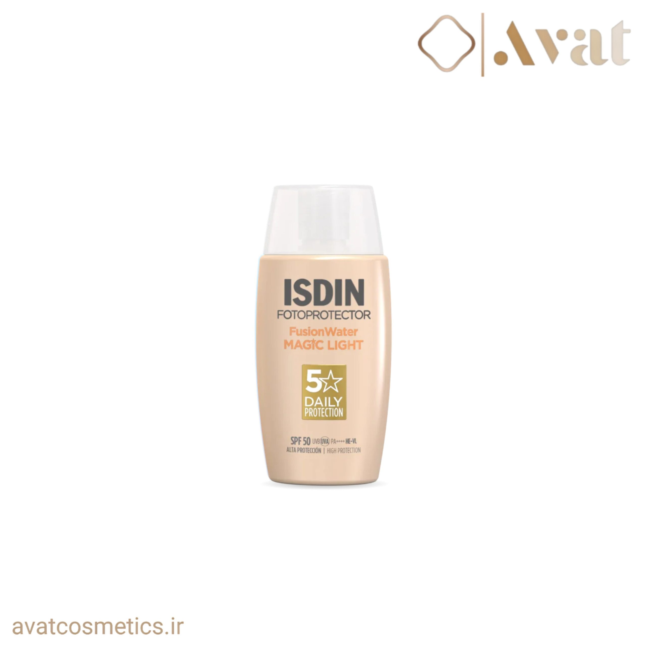 ضدآفتاب رنگی فیوژن واتر ایزدین | ISDIN Fusion Water Color