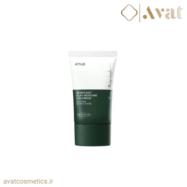 ضد آفتاب مرطوب کننده و تسکین دهنده آنوا | Anua Heartleaf Silky Moisture Sun Cream