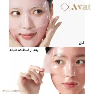 ماسک ورقه‌ای ANUA با عصاره هلو و نیاسینامید، مناسب برای پوست کدر
