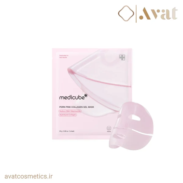 ماسک ورقه ای کلاژن مدی‌ کیوب | MEDICUBE PDRN Pink Collagen Gel Mask
