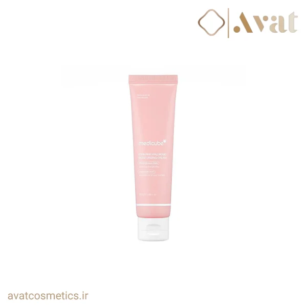 کرم مرطوب‌کننده هیالورونیک PDRN مدی کیوب | MEDICUBE PDRN Pink Hyaluronic Moisurizing Cream