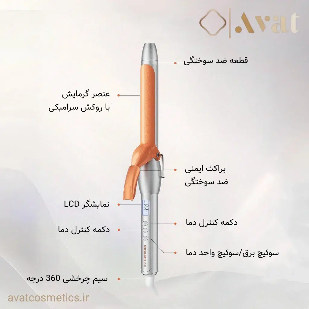 SHEGLAM It Curl، دستگاهی برای فرهایی با بافتی طبیعی و شگفت‌انگیز