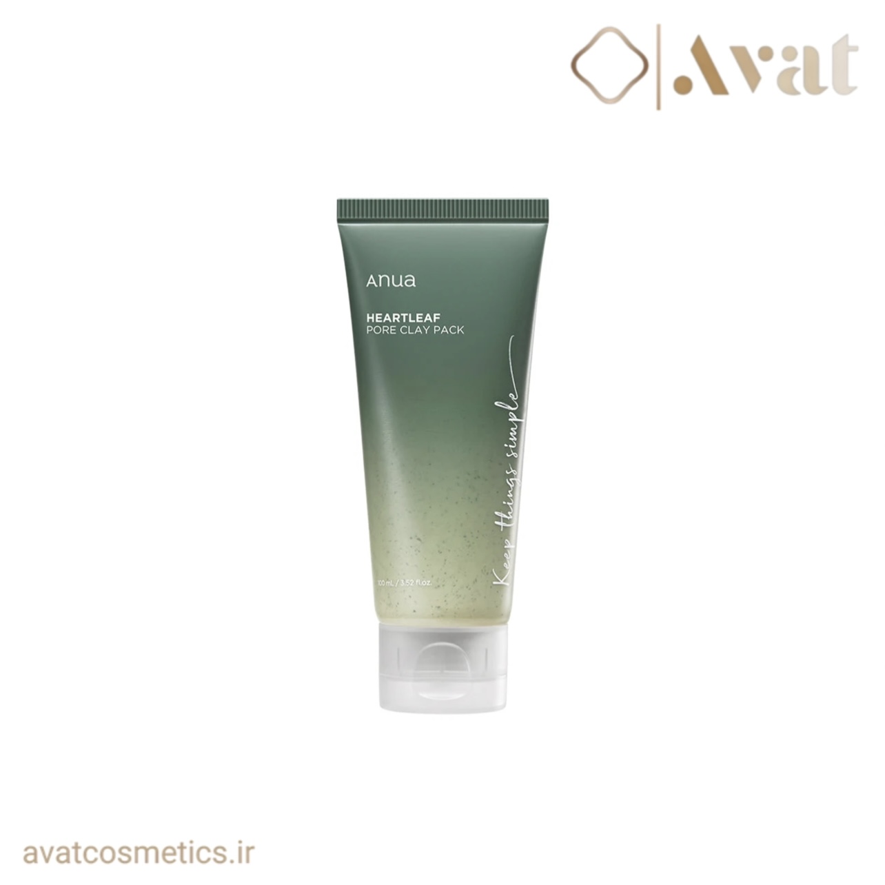 ماسک کنترل منافذ خاک رس آنوا | ANUA Heartleaf Pore Clay Pack