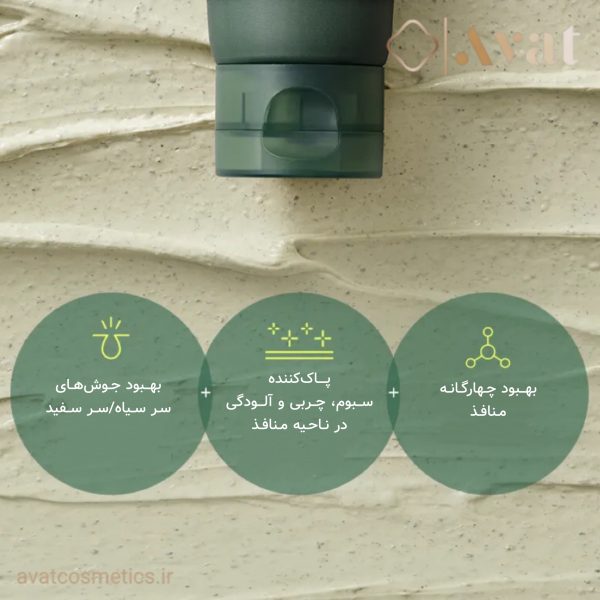 ماسک کنترل منافذ خاک رس آنوا | ANUA Heartleaf Pore Clay Pack