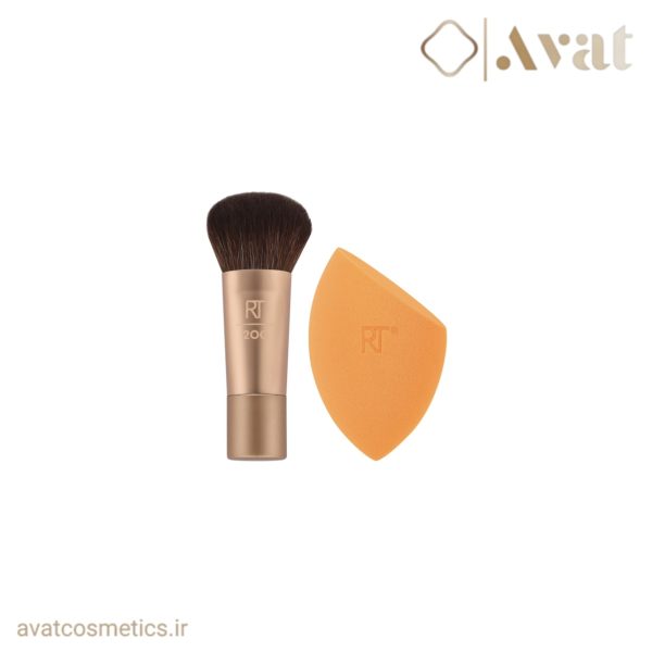 ست اسفنج و مینی براش glowstrom ریل تکنیک‌ | REAL TECHNIQUES Glowstrom Mini Brush+Sponge Set
