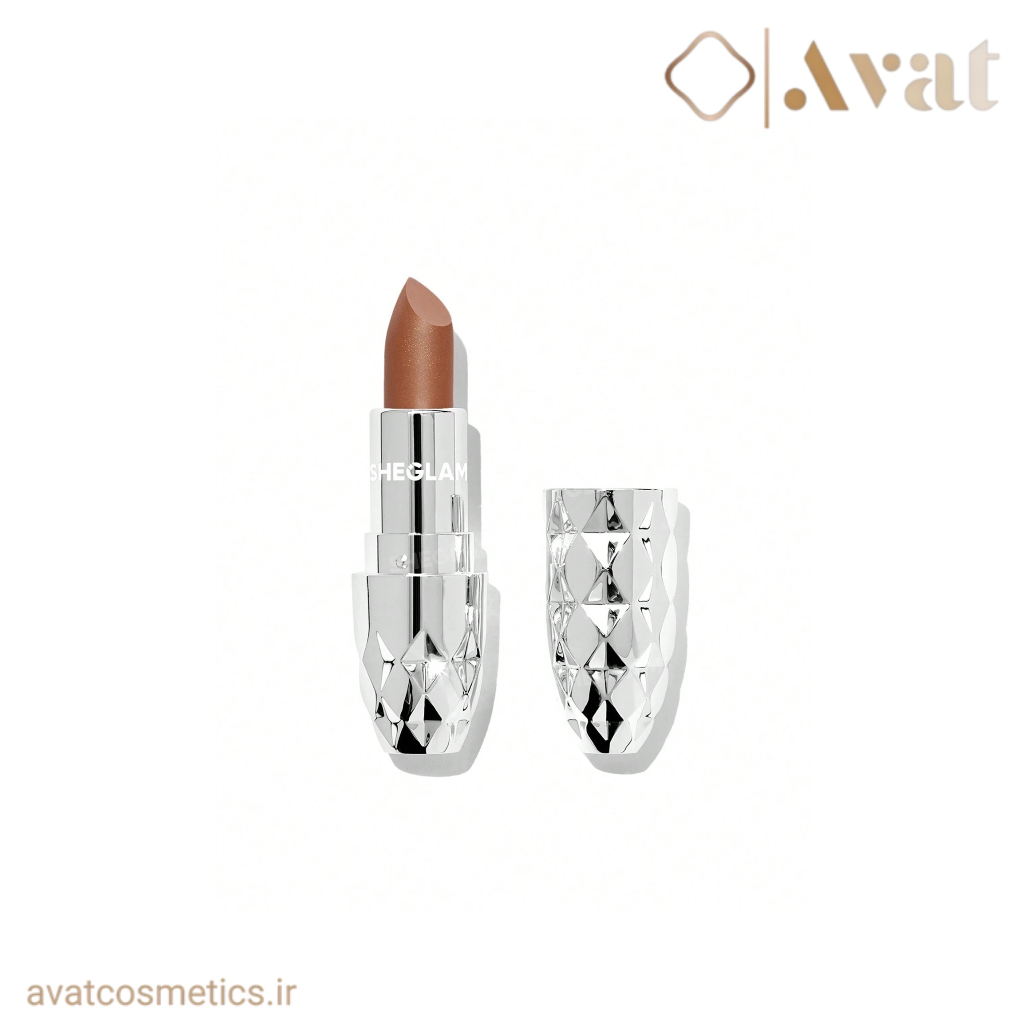 رژ لب استارلایت نقره‌ای شیگلم | SHEGLAM Starlight Velvet Lipstick