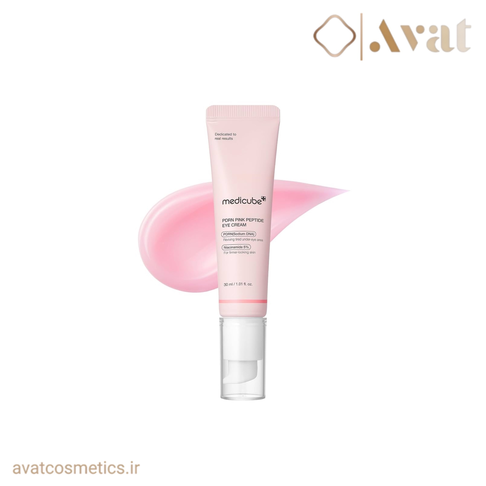 کرم دور چشم PDRN صورتی مدی‌کیوب | MEDICUBE PDRN Pink Peptide Eye Cream