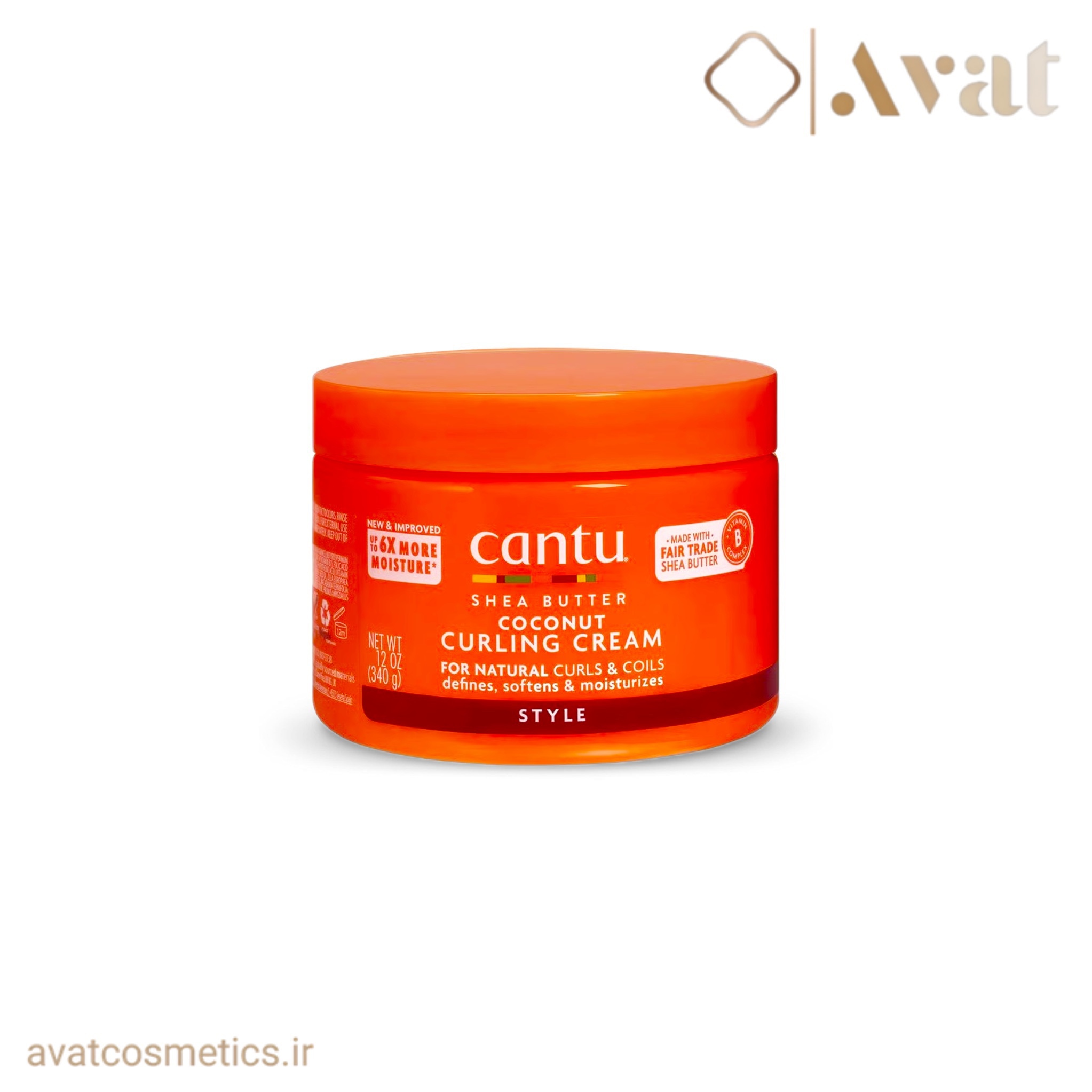 کرم فر کننده نارگیل کنتو | Cantu Coconut Curling Cream