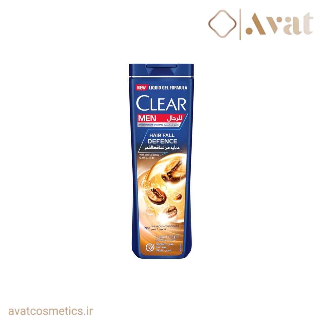 شامپو مردانه ضدریزش قهوه کلیر | CLEAR Hair Fall Defence Shampoo