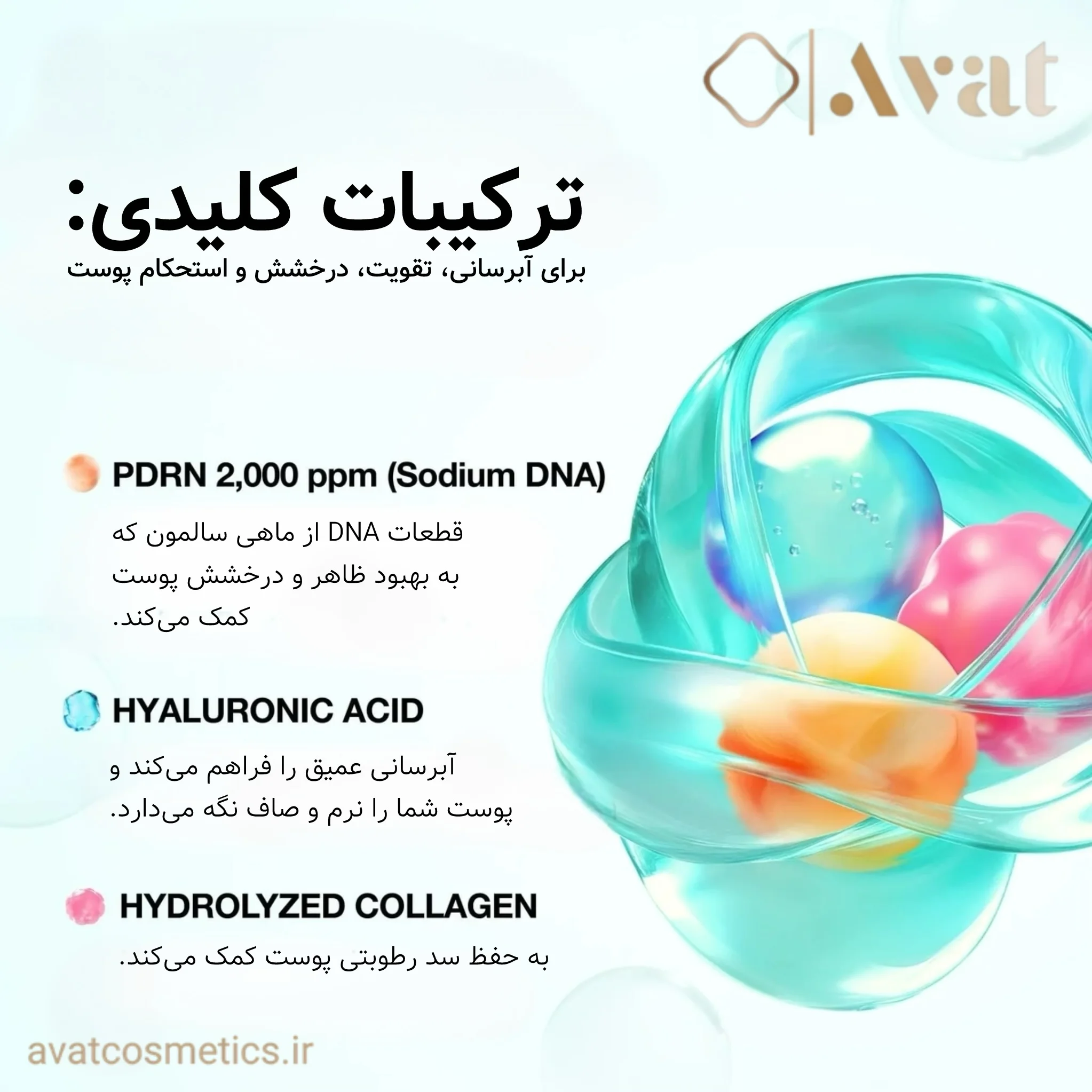 میست کپسولی PDRN و هیالورونیک آنوا