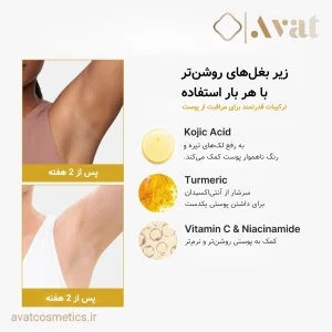 دئودورانت روشن کننده کوجیک اسید مدیکیوب